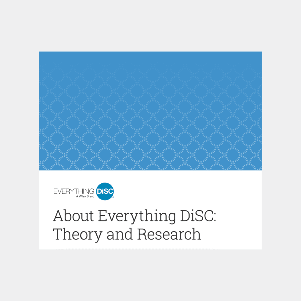 About Everything DiSC – Theory & Research
