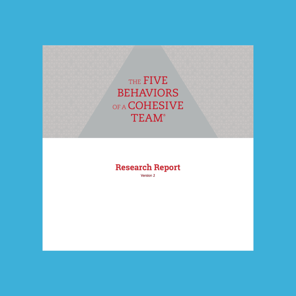 Five Behaviors Research Report